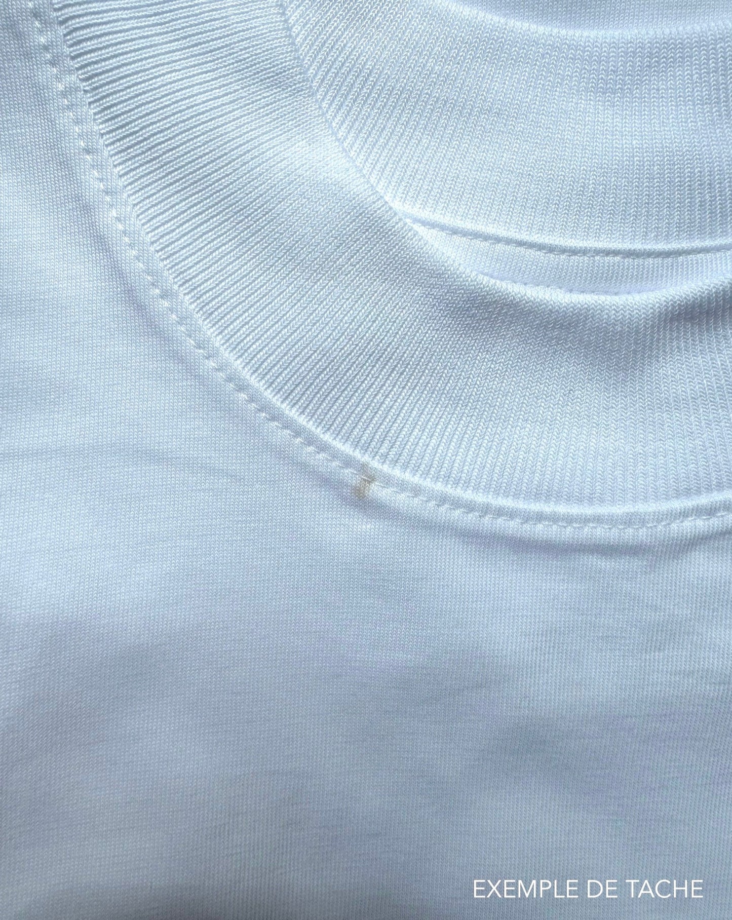 T-SHIRT OVERSIZE BLANC KHLOTHES (taché)
