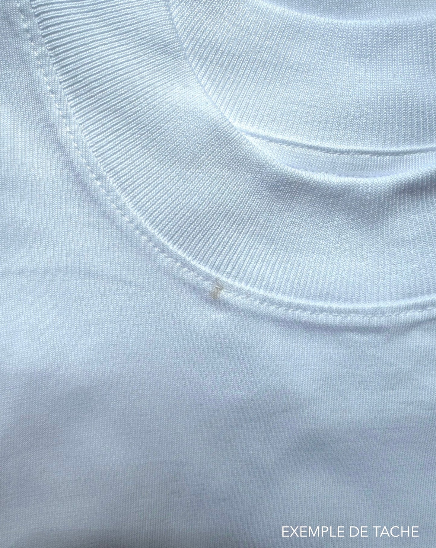 T-SHIRT BLANC KHLOTHES (taché)