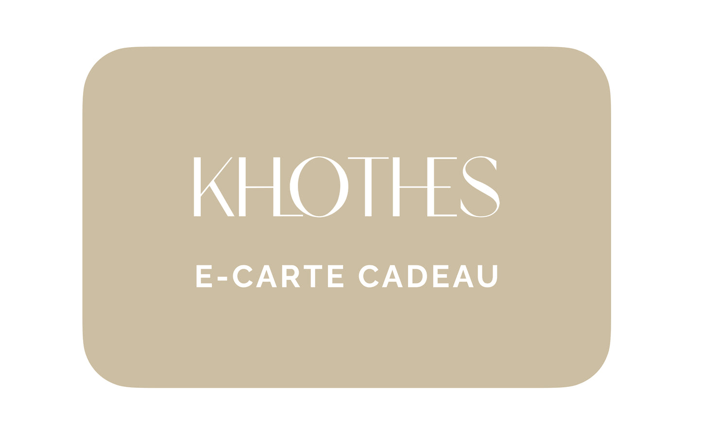 Cartes Cadeaux KHLOTHES