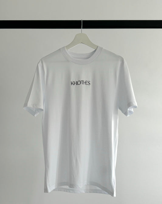 T-SHIRT BLANC KHLOTHES (taché)