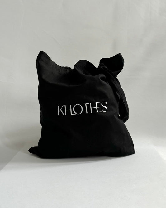 TOTE BAG NOIR KHLOTHES